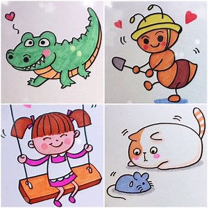 Learn to Draw Animals with Step by Step Tutorial | Simple Drawings