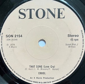 Errol - That Song (Love Cry)