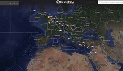 🇺🇸 Massive U.S. air activity exploding again today, all routes leading toward the Middle East.A full wave of tankers now spotted dragging fighter jets across the Atlantic, pushing hard toward the region.Something major may be building behind the scenes.