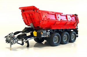 LEGO MOC-8830 Tractor Dump Trailer (for Claas Xerion 5000 TRAC VC - 42054 set) (Technic 2016)