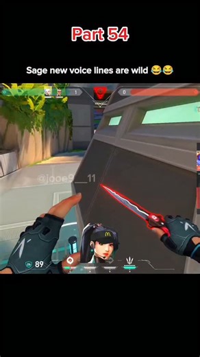 Sage new voice lines are wild😂😂 #valorant #VALORANTpatch #gamingcommunity #valorantgaming #gameplay #valorantclips #valorantreels #reelplays | Jooe