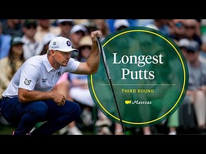 The Longest Putts From the Third Round | The 2025 Masters