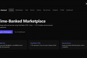 Decentralized Time Bank Marketplace