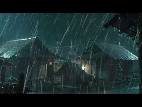 Drift into sleep fast with heavy rain sounds | release stress & find relaxation