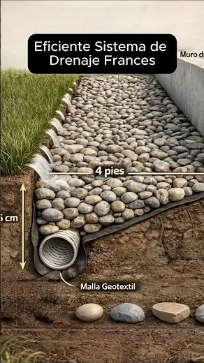 ⚠️ Salva tus Cimientos con Ingeniería Simple (Drenaje Francés) #DrenajeFrances #construccion