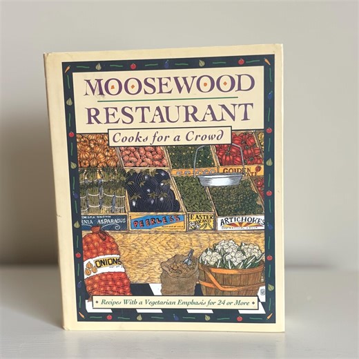 Moosewood Restaurant Ithaca New York Cookbook American Culinary Vegetarian Recipes Fine Dining Foodie Gift - Etsy