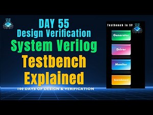 Day 55 System Verilog Testbench | Components and How they communicate