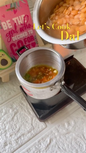 Cooking Dal in a Mini Pressure Cooker | Miniature Cooking #shorts #cooker #viral