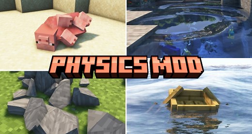 Physics Mod : Gravité et Mouvement - Mod Minecraft - 1.16.5 → 1.21.11 / 26.1 - Minecraft.fr