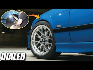 ROLLING THE FENDERS ON MY E36 M3! (No more rubbing.)