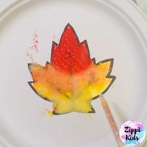 3.7K views · 55 reactions | FIZZY FALL LEAF ART - Yet another super fantastic FALL Science Experiment 離 溺... Baking Soda and Vinegar is always such a fun way to introduce science to kids...溺溺...Kids will love every bit of this fizzy Fall leave experiment …For more fall leaf crafts check this out https://zippikids.com/blog/25-easy-fall-leaves-arts-and-crafts-for-kids | Zippi Kids Corner | Facebook
