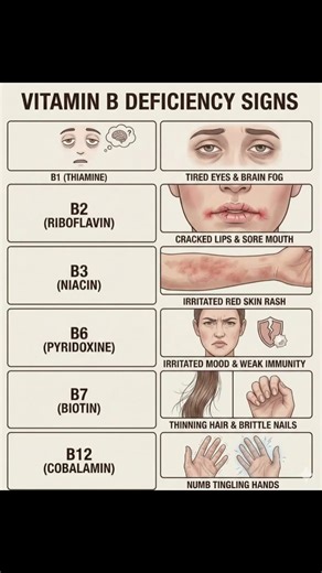 Vitamin B Deficiency Signs You Should Never Ignore