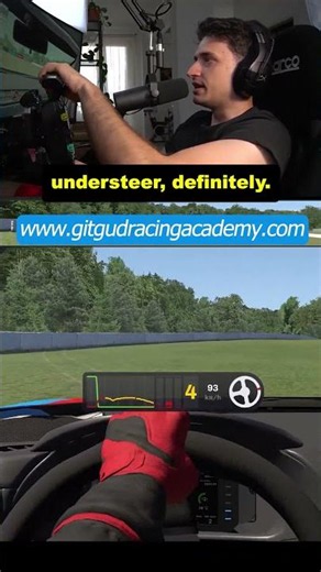 You Can't Feel Understeer? #simracing #iracing #technique