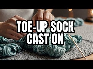 Achieve Beautifully Knit Socks Toe Up - Part 1 - Casting On