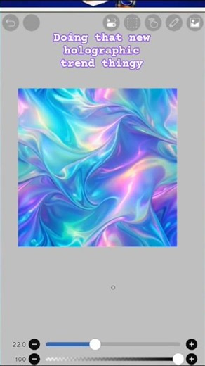 #holographic #digitalart #ibispaintx #trend