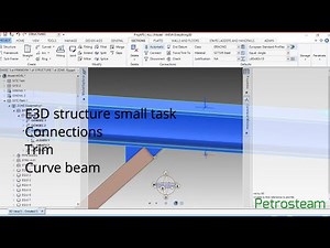 E3d Structure Small Task , Connection , Trim , Curve Beam