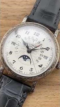 Patek Philippe 5160 Perpetual Calendar Engraved (5160/500G-001) 1-Minute Watch Review