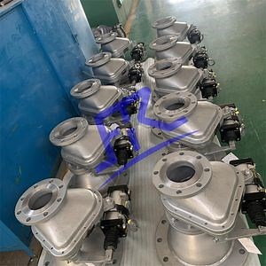 [Hot Item] Pneumatic Ceramic Rotary Gate Valve with Adapter Bonnet