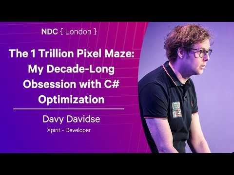 The 1 Trillion Pixel Maze: My Decade-Long Obsession with C# Optimization - Davy Davidse