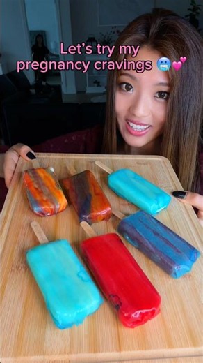 Let’s try my pregnancy cravings🍦🍫 #food #eating #mukbang #asmr #viral