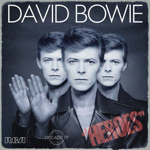 On this date in 1977, DAVID BOWIE released "HEROES", the title track from his forthcoming album, as a 7" single backed with "V-2 Schneider" (Sep 23, 1977) The song, which would become one of Bowie's most enduring works, had a rather inauspicious start, peaking at only number 24 in the UK charts and failing to chart at all in the US. "'Heroes'" emerged from Bowie's productive Berlin period, where he had relocated to overcome cocaine addiction and seek new artistic inspiration. Recorded at Hansa S