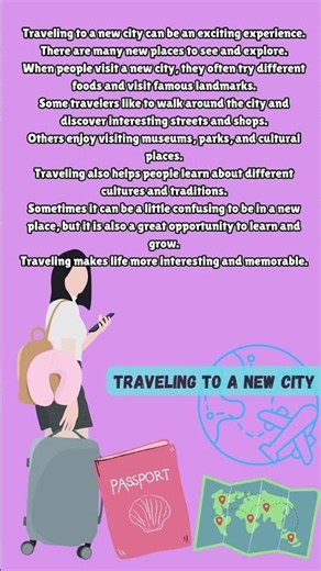 Traveling to a New City | Easy English Story for Beginners (ESL A1–A2) #a1english