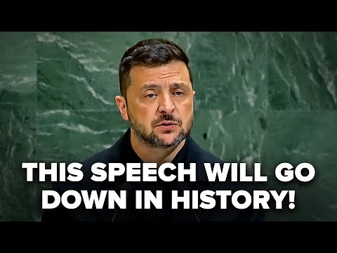 ⚡️Powerful SPEECH by ZELENSKYY at the UN General Assembly! The hall ERUPTS in applause