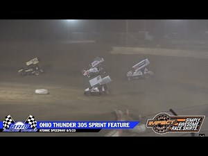 Ohio Thunder IMCA Racesaver Sprint Car Series Feature - Atomic Speedway 8/5/23