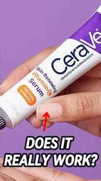 Does Cerave Vitamin C really work? #skincarereview #antiaging #skincareroutine #beauty