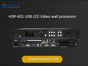 Video tutorial of HDP-601 LED video wall processor