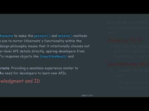 Understanding Why MongoDB Panache Returns Void for Write Operations