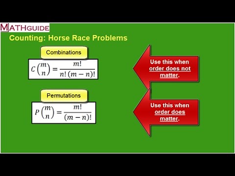 Counting: Horse Problems