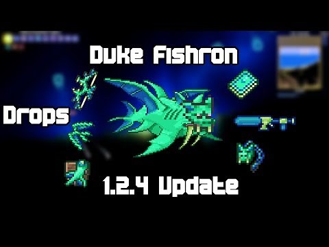Terraria 1.2.4 Update (Duke Fishron Drops)