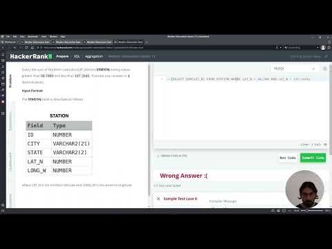Weather Observation Station 13 | SQL Aggregation | HackerRank Solution