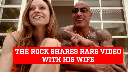 The Rock shares a rare moment with his lesser-known wife in social media
