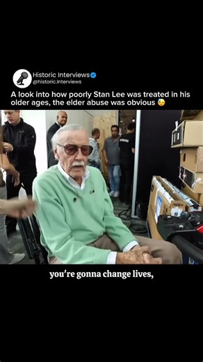 Historic Interviews 🎤 on Instagram: "Stan Lee spent his life creating heroes defined by responsibility, sacrifice, and moral clarity, yet his final years were marked by a reality that stood in painful contrast. As his health declined and his independence faded, reports emerged that those closest to him, people entrusted with his care and daily affairs, were exploiting his name, finances, and access for personal gain. What made the situation especially disturbing was how invisible it appeared fr