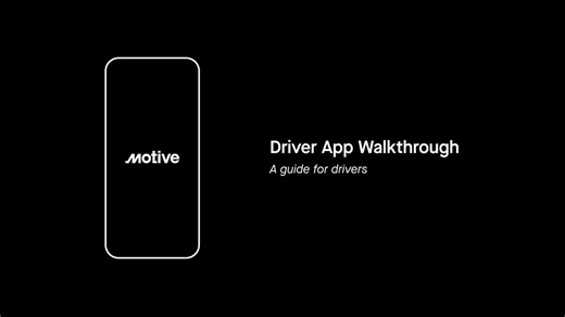 Driver App Walkthrough