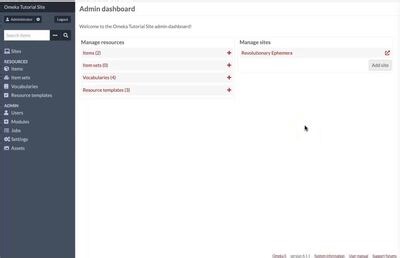 Tutorial: Adding Modules to Omeka S