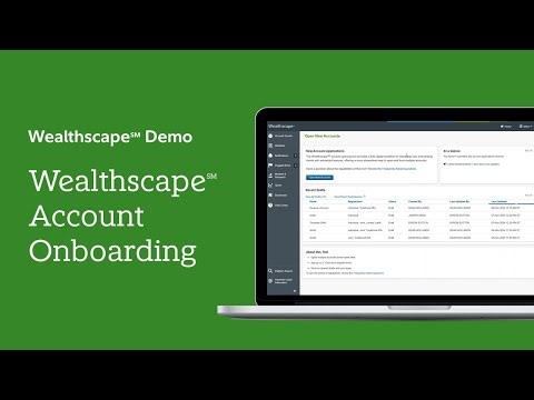 Account Onboarding | Wealthscape Tech Demo | Fidelity Institutional