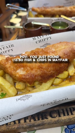 Another January deal for you! #fishandchips #foodtok #london