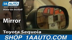 How to Replace Mirror 2001-07 Toyota Sequoia