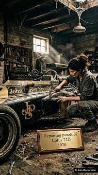 Lotus 72D 1970 Full Restoration | From Ruins to F1 Champion (ASMR)#satisfying#restoration#automobile