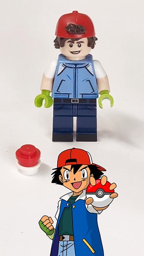 Build Your Own Ash Ketchum LEGO Character with These Easy Steps!