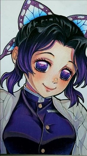 귀멸의 칼날 시노부 일러스트 | Demon Slayer Shinobu Drawing | 鬼滅の刃 しのぶ イラスト ✨