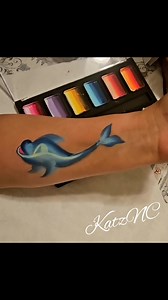 Dive into a world of imagination with this adorable little dolphin! 🐬🎨 Quick and creative demo made by Irene @katznc ❤️ Check out her page for more amazing face painting creations! 😊 Product used: 1. Kraze FX Flower Bouquet Split Cake Palette by Linnea Novak https://www.facepaint.com/products/kraze-fx-flower-bouquet-split-cake-palette-by-linnea-novak?utm_campaign=meetedgar&utm_medium=social&utm_source=meetedgar.com #facepaintcom #facepaint #krazefx | FacePaint