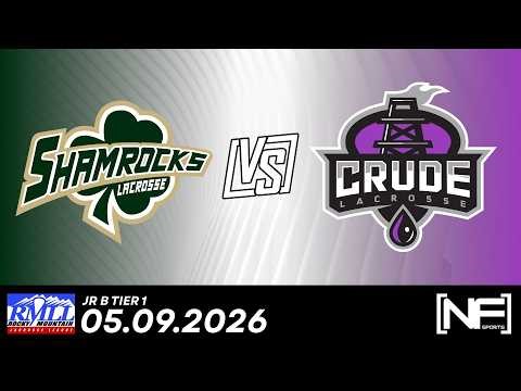 RMLL Jr B Tier 1 | Calgary Shamrocks @ Crude Lacrosse Club
