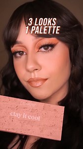 3.6K views · 195 reactions | 3 looks using our NEW Clay it Cool eyeshadow palette 李 available on colourpop.com ✨ get it now for 20% off when you pay with Klarna (up to a max discount of $50) – sitewide, no exclusions! : shealeev *CA resident loans made or arranged pursuant to a California Financing Law license. | ColourPop | Facebook