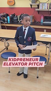 KIDPRENEUR ELEVATOR PITCH: Watch out world, we have a gamer kidpreneur coming this summer. My students at BJA are planning to be Kidpreneurs this summer. I'm ensuring they know the necessary steps to make it happen. They're not going to be idle. They will create their businesses with the support of their families. They will be productive little citizens. Listen to Ochea's elevator pitch. I give him a perfect 10 for sure! #professionalism #refinement #lifeskills | From the Inside-Out School of Et