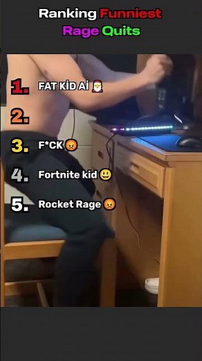 Ranking the Funniest Rage Quits 🤬