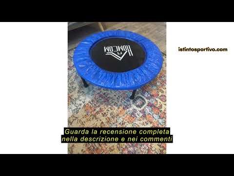 Recensione del HOMCOM Mini Trampolino Fitness Ø 81 cm Trampolino per esercizi con piedini antiscivol